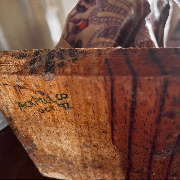 Paper mache “Papel maché”  corn vendor  figure Acapulco Artisan’s Market, Mexico - Picture 8 of 8